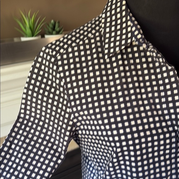 COS Black, Blue and White Checkered Dress size 34 (us 4) - Picture 7 of 13